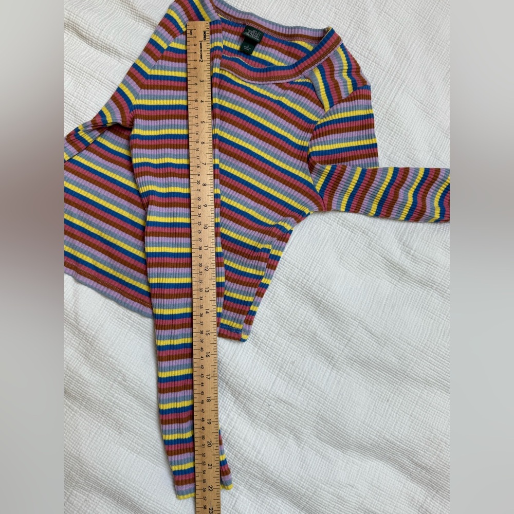 Wild Fable Long Sleeve Cropped Tee Size S - Picture 5 of 5